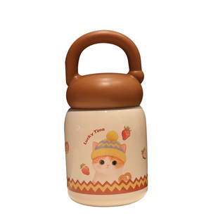 手提式保温杯小巧便携可爱316不锈钢水杯学生儿童上学专用杯子女