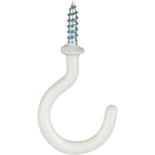 杯钩螺丝挂钩羊眼钩吊钩灯钩开口问号钩羊眼圈打孔顶部天花板挂勾