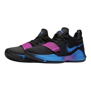 乐积运动 NIKE PG1 保罗乔治1代断勾步行者低帮篮球鞋 IV2869-417