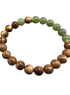 和田玉青海料diy库克文玩手串