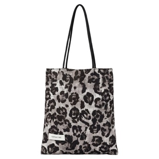 棕色豹纹包包百搭单肩包帆布包大容量小众包包礼物巨好看通勤女包