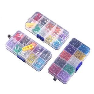 盒装汽车保险丝保险片插片车用迷你小号中号 2/3/5/10/15/20A-40A