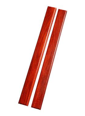 印度小叶紫檀镇尺一对明清古典书房摆件红木镇纸送礼收藏整料压镇