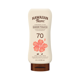 Hawaiian Tropic羽感高倍防晒乳霜236mlSPF70敏感肌透亮隔离通勤