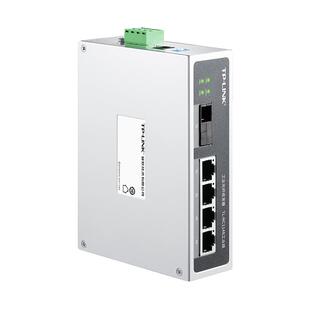 普联TP-LINK TL-MC111A工业级百兆单模单纤光纤工业收发器tplink光电转换器模块SC接口1光4电20公里 MC114B