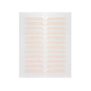 _pq801-自然肉色网纱美目贴遇水即粘新手化妆师用多种款式女蕾