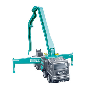 水泥泵车混泥土浇灌玩具车仿真搅拌运输车工程车儿童男孩