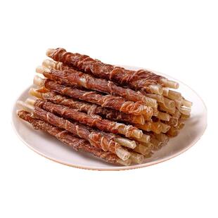柒哦鸡鸭肉缠牛皮卷狗狗零食小狗磨牙棒小型犬训练奖励宠物鸭肉干