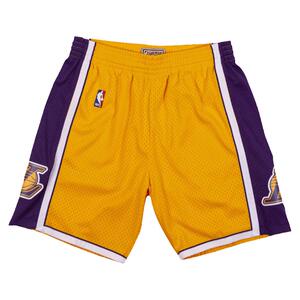 NBA湖人复古速干跑步球裤男