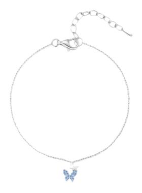 轻奢时尚蓝色蝴蝶手链