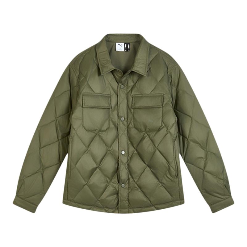 【自营】PUMA彪马男子拒水保暖衬衫式外套运动羽绒服635761-81