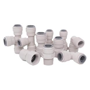 净水器接头3分水管线转2分4分外丝内丝螺纹直通快插接口配件大全