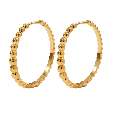 ULINE通体925纯银耳环耳圈耳饰