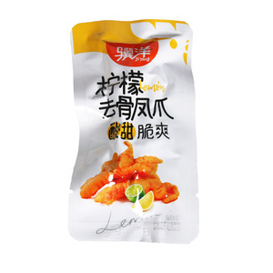 骥洋去骨凤爪500g柠檬味独立小包