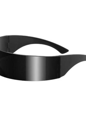 防紫外线一体个性男女科技感眼镜