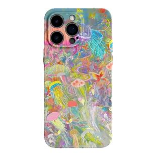 【彩色海洋】艺术涂鸦水母适用iPhone17/16pro手机壳华为mate60软OPPOreon12苹果14vivoX200一加ACE3V小米15