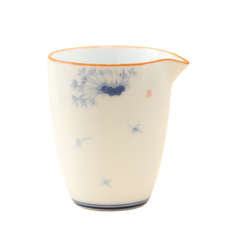 手绘陶瓷公道杯中式茶海单分茶器