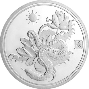 金言999纯银生肖纪念银币订做十二生肖蛇银币个性创意礼品收藏币