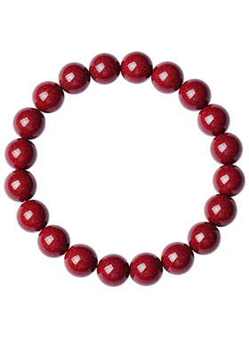 高纯度天然原矿朱砂手串