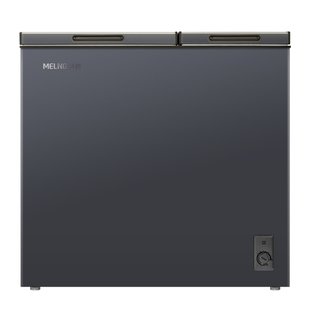 美菱双温冰柜家用小型大容量商用冷藏冷冻两用冰箱卧式冷柜雪糕柜