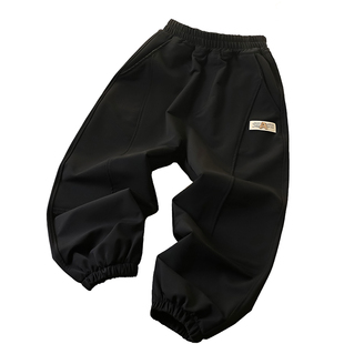 男童冲锋裤春秋2026新款裤子儿童户外帅气休闲长裤中大童运动裤潮