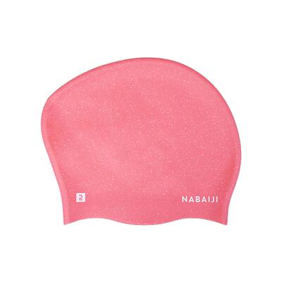 迪卡侬游女士长发专用硅胶防水不勒头专业训练高颜值加大泳帽IVA4