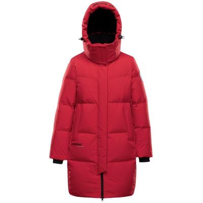 波司登可脱卸帽中长保暖羽绒服女