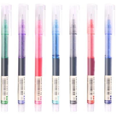 白雪直液式走珠笔速干彩色