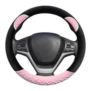 大众POLO朗逸速腾宝来凌渡高尔夫7/8途观L捷达方向盘套冬季毛绒女