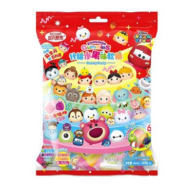 迪士尼tsum300g节日水果味软糖