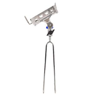 全金属鱼竿自锁炮台支架竿架海竿手杆两用台钓鱼架杆万向地插抛杆