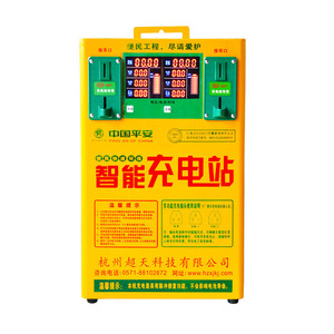 万桩增强款双路扫码投币电瓶车电动车快速充电站充电器 2路充电桩