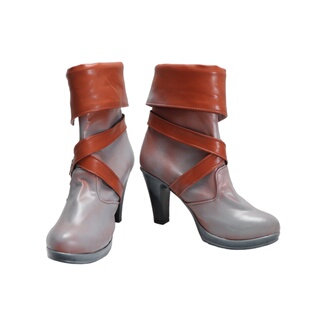 cosplay鞋巫师3特莉丝Triss梅莉葛德cos鞋定做大码增高高跟动漫鞋