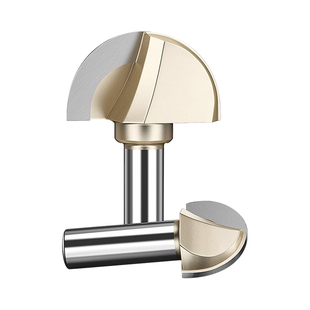 浪潮工业级圆底刀修边机雕刻机木工刀具铣锁孔刀数控合金铣刀开槽