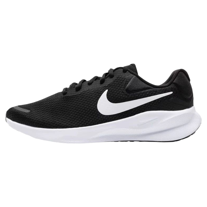 NIKE/耐克男鞋Revolution 7 Wide 黑白网面运动跑步鞋FB2207-001