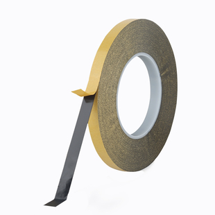 超细黑色遮光胶带笔记本屏幕边框胶条1-2-3mm强粘双面胶手机维修屏幕固定耐高温PET双面黑胶带无痕0.1厚