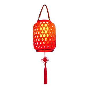 太阳能红灯笼户外防水吊灯室外别墅屋檐凉亭中式仿古庭院挂树灯