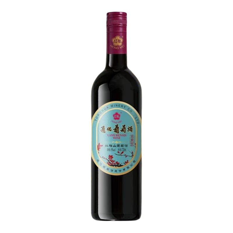 旗舰店通化葡萄酒老红梅9度正品