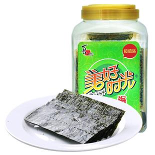 美好时光原味夹心海苔桶片袋装寿司拌饭碎脆儿童年货零食即食紫菜
