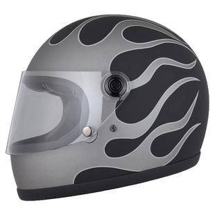 汤普森哈雷骑士复古全盔玻璃钢头盔四季通用防雾3C认证摩托车头盔