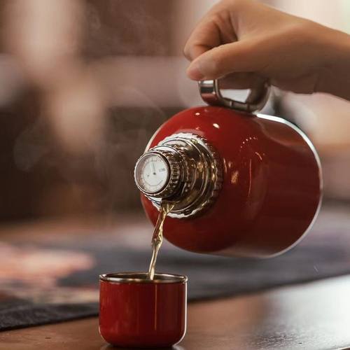 十八藏东方壶纯钛内胆焖茶壶大容量热水壶户外旅行便携保温壶水壶