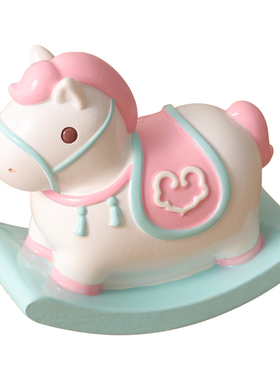 可爱摇摇乐木马小摆件新年礼物