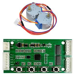 2路28BYJ48四相五线步进电机驱动控制一体板ULN2003驱动板 5V/12V