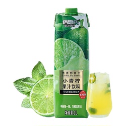 佰恩氏小青柠汁聚会饮料果汁1L×1瓶调酒