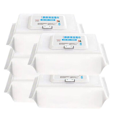 强力去油污清洁剂湿纸巾