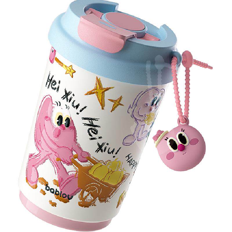 bablov保温杯女生高颜值不锈钢杯卡通便携随行咖啡杯可爱水杯