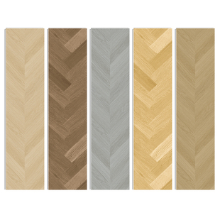 人字拼鱼骨拼spc石塑地板5mm石晶锁扣防水耐磨家用木地板自己铺