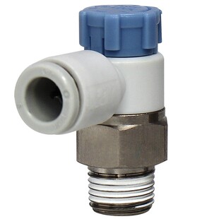 smc节流阀气动可调AS2011F气缸调速开关气管快速接头流量调节阀