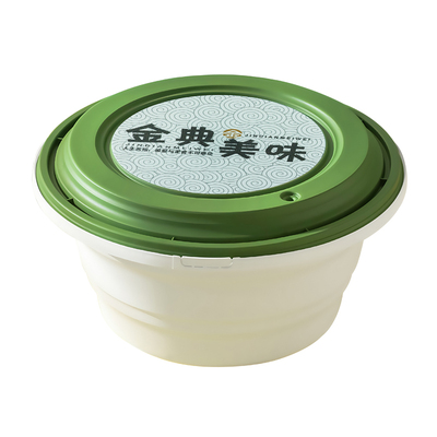 汤面外卖打包盒圆形食品级防漏