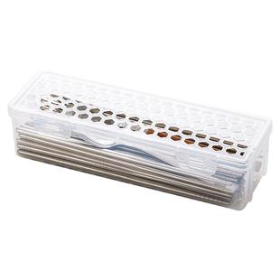 筷子笼家用带盖勺叉筷子沥水架洗碗机消毒柜清洗专用沥水网架笼